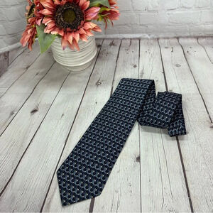 blacker by stanley blacker silk tie blue navy preppy business casual